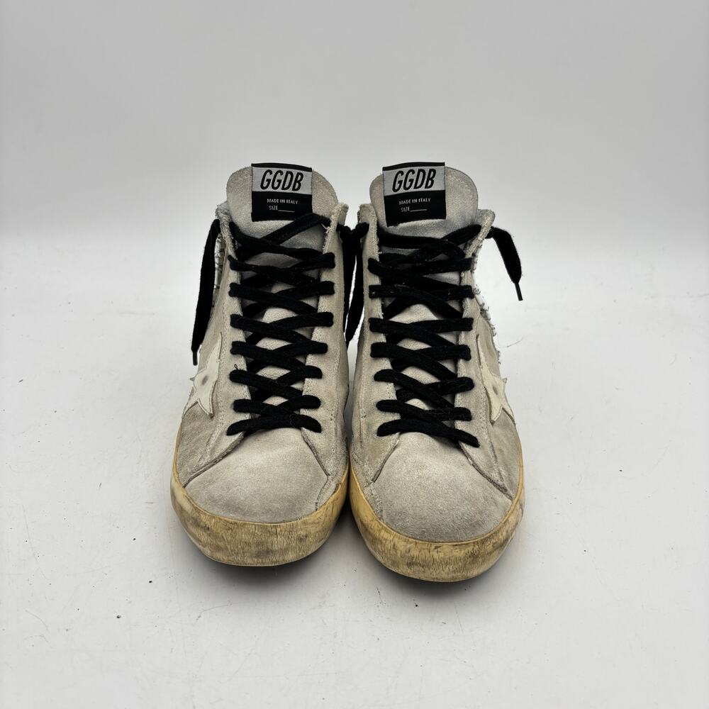 Golden Goose Francy Embelished Stones Hi Top Suede Sneaker Shoes Women's 39 US 9 - Picture 2 of 16